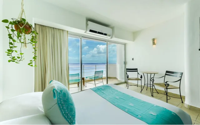 غرفة بإطلالة على البحر، Hotel B Cozumel 3/5
