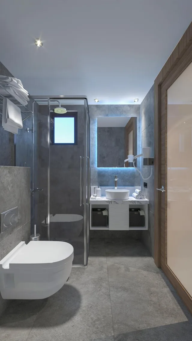 Room, Double or Twin Bed, Sea View, Panorama 6/7