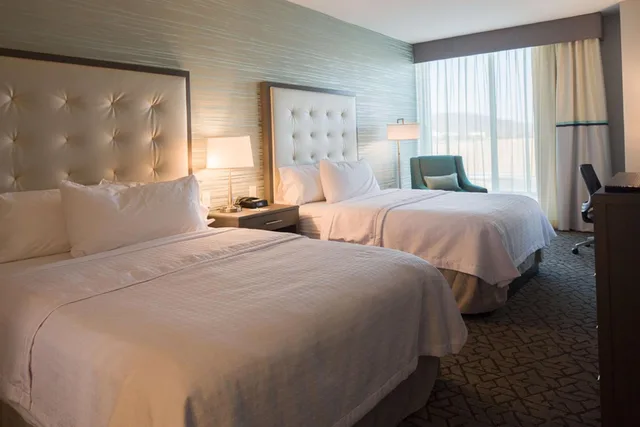 جناح بسريرين كوين بغرفة نوم واحدة مع أريكة، Homewood Suites By Hilton Allentown Bethlehem Center Valley 4/5