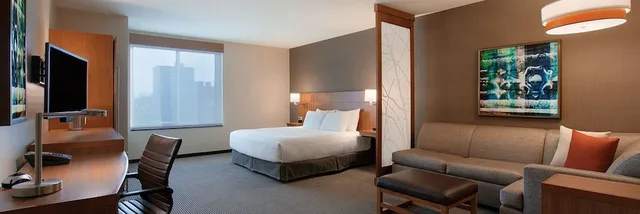غرفة بسرير كينج لذوي الإعاقة، Hyatt Place Chicago-South/University Medical Center 1/2