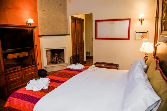 غرفة ديلوكس بسرير مزدوج بإطلالة على الحديقة، Porta Hotel Antigua 2/4