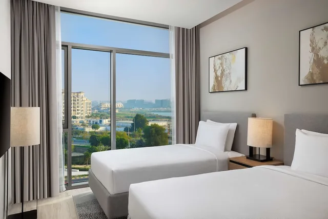شقة بسريرين مزدوجين بمطبخ، DoubleTree by Hilton Abu Dhabi Yas Island Residences 2/7