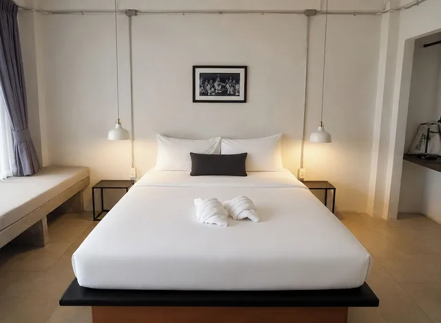 غرفة ديلوكس بسرير كوين، Palmari Boutique Hotel 2/8