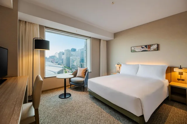 Deluxe, Queen Bed, Ocean View, The Square hotel Yokohama Minatomirai 3/4