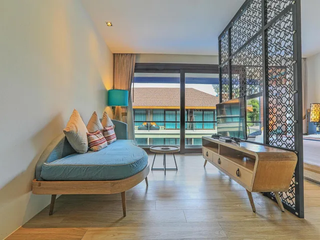 غرفة ديلوكس بسرير مزدوج بإطلالة على المسبح، Akira Lipe Resort 4/8