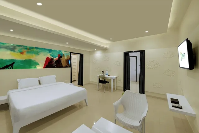 جناح استوديو ملكي بسرير كينج، Jiwan Residency 1/1