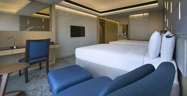 غرفة كلوب بسريرين منفصلين، LE MERIDIEN KOTA KINABALU 3/4