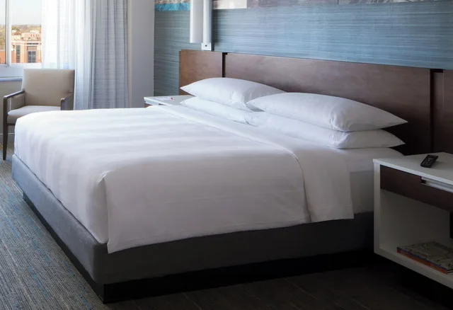 غرفة بسرير كينج لذوي الإعاقة، Kansas City Marriott Country Club Plaza 2/6
