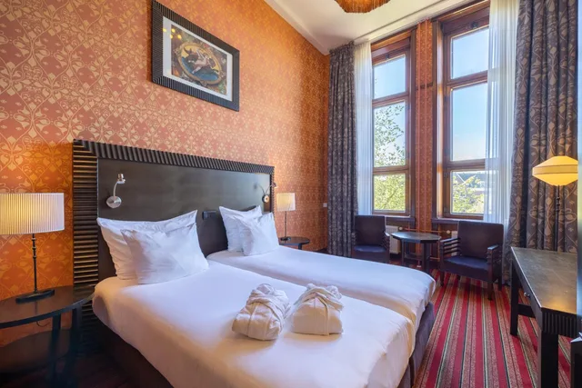 غرفة سوبيريور ديلوكس بإطلالة على القناة، Grand Hotel Amrath Amsterdam 1/3