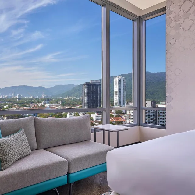 Room, Twin Beds, City View, Club Floor، Penang Marriott Hotel 5/10