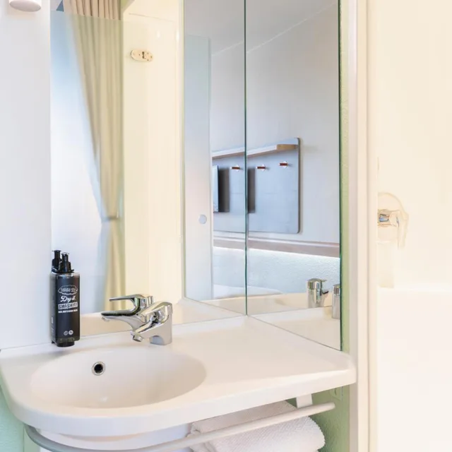 غرفة بسرير مزدوج، Ibis Budget Geneve Aeroport 2/3