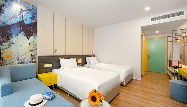 غرفة عائلية بأربعة أسرّة، Grand Cititel Danang Hotel 2/6