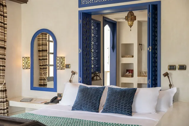 غرفة ديلوكس بإطلالة على البحر بشرفة، Villa Maroc Resort 3/4