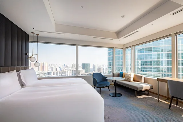 غرفة بريميوم بسريرين منفصلين مع دخول صالة النادي، The Strings by InterContinental Tokyo 2/7