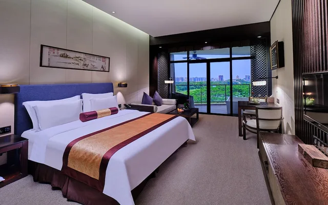 غرفة تنفيذية بسرير كينج، Shenzhen Castle Hotel 1/4