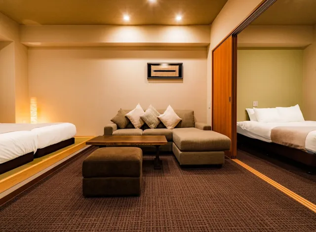جناح سوبيريور بسرير كوين وسرير فردي بغرفة نوم واحدة بجاكوزي، Randor Residential Hotel Kyoto Suites 5/8