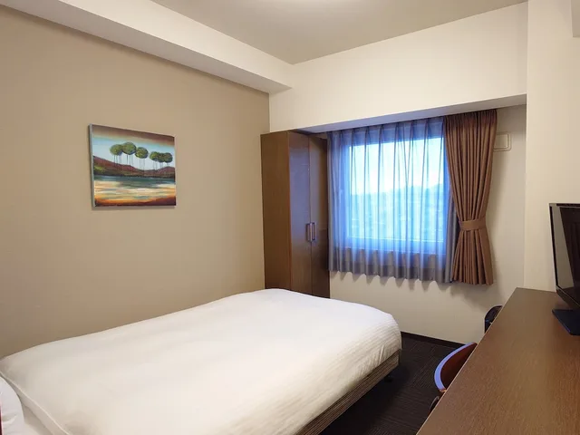 غرفة مفردة بسرير مزدوج للمدخنين، Hotel Route-Inn Yurihonjyo 1/4