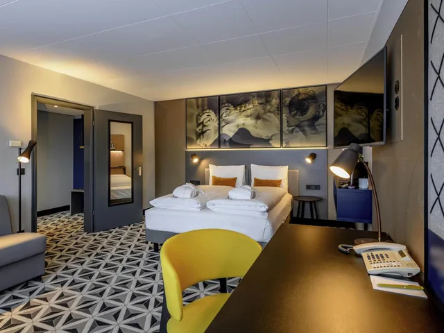 غرفة سوبيريور بسرير كوين، Mercure Hotel Freiburg Am Munster 5/9