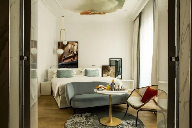 غرفة بريميوم فاخرة بسرير كينج، Sofitel Rome Villa Borghese Hotel 5/10