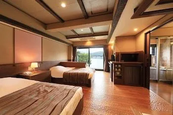Japanese Western, East, Comfort, Lake View, Outdoor Bath, East Wing، Fuji Lake Hotel 1/1