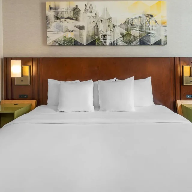 غرفة بسرير كوين في الطابق الأرضي لذوي الإعاقة، Comfort Inn Sudbury East 3/5