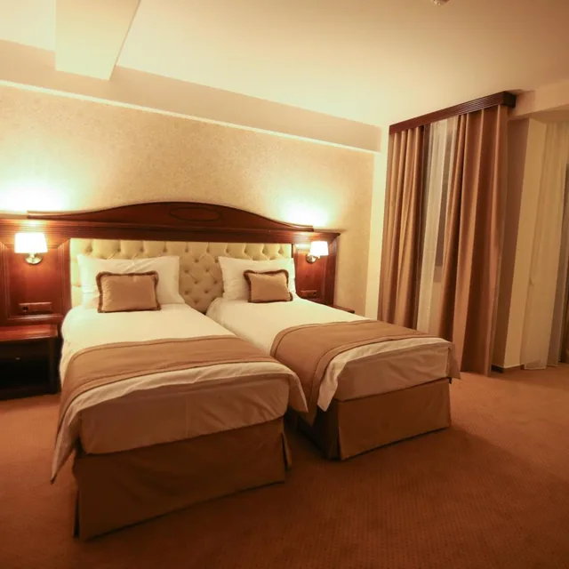 غرفة بسرير مزدوج أو سريرين منفصلين، Hotel Carmen 1/3