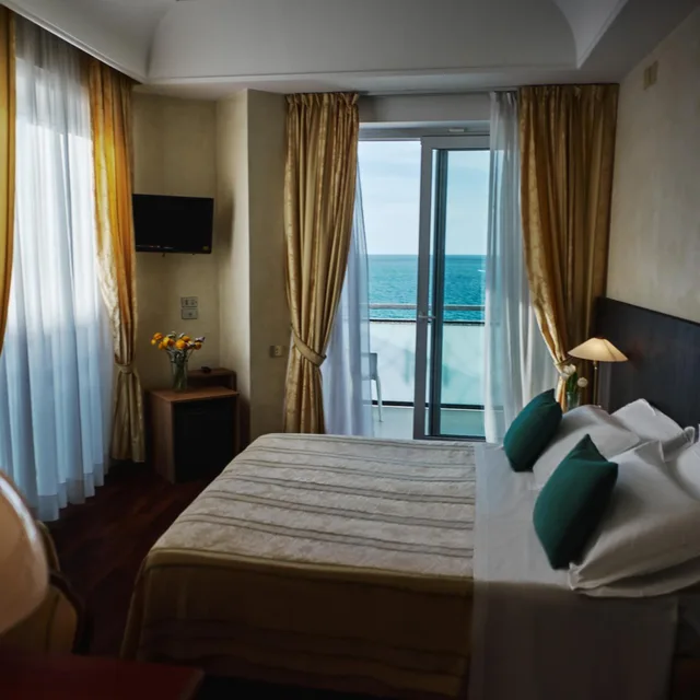 غرفة بسرير مزدوج بإطلالة على البحر، Negresco 2/8