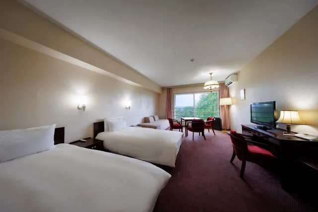غرفة سوبيريور بسريرين منفصلين بإطلالة على الجبل مع أريكة، Tsumagoi Prince Hotel 2/2