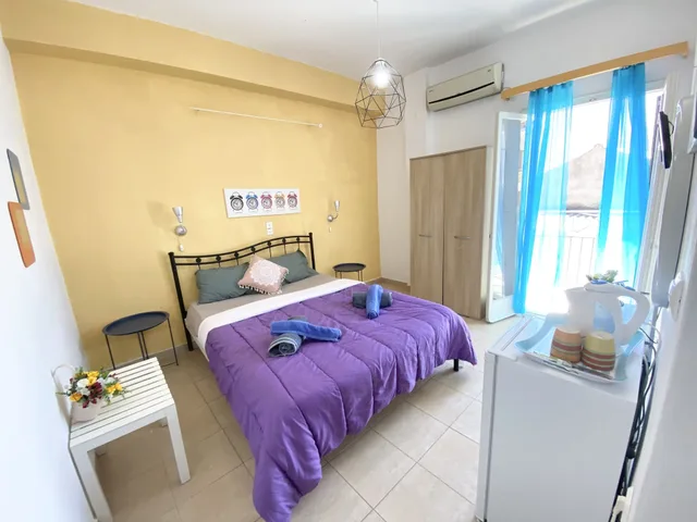 غرفة قياسية بسرير مزدوج، Avra Budget Beach Hotel 5/10