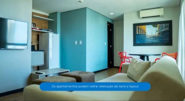 غرفة فاخرة بسرير كوين، Roomo Praia de Boa Viagem 3/5