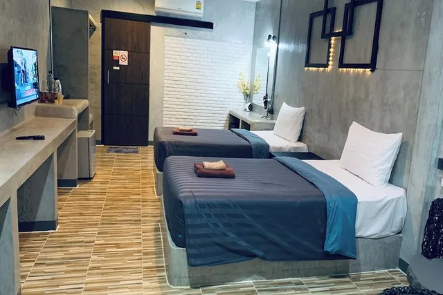 غرفة ديلوكس بسريرين منفصلين، The Loft At Chiangrai 6/10