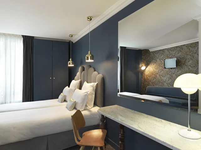 غرفة سوبيريور بسريرين منفصلين، Hotel Paradis 9/10