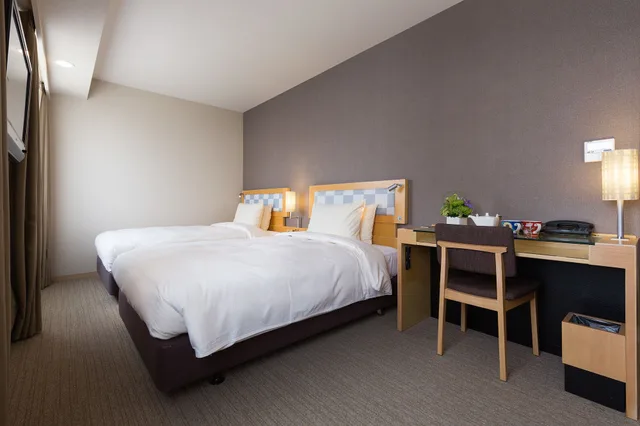 2 Bedrooms, Standard, Twin Beds, Hotel Resol Trinity Kanazawa 3/4