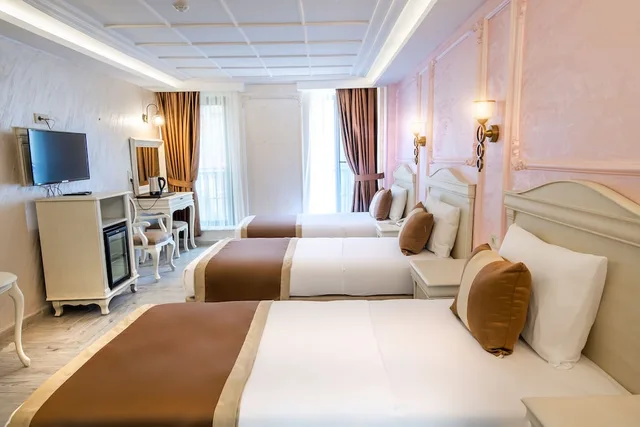 غرفة اقتصادية ثلاثية بثلاثة أسرّة، My Assos Hotel Istanbul 7/10