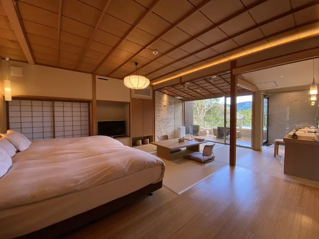 Japanese, 2 Double Beds, Outdoor Bath، Ashikari 2/2