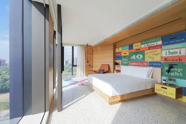 غرفة بريميوم بسرير كينج بإطلالة على المتنزه، HOTEL INDIGO KAOHSIUNG CENTRAL PARK 6/10