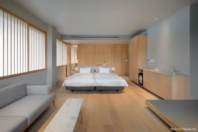 جناح ياباني جونيور بسريرين منفصلين وفرشتي فوتون، MIROKU NARA by THE SHARE HOTELS 1/6