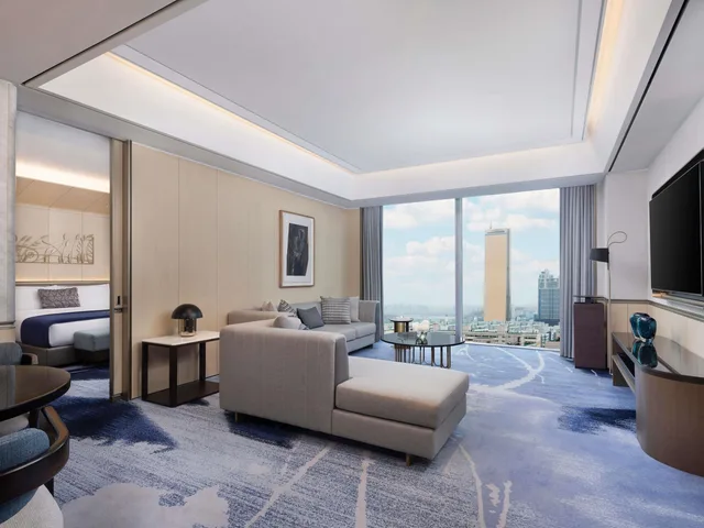جناح بريميير بسرير كينج وسريرين منفصلين بغرفتي نوم، Fairmont Ambassador Seoul 9/23