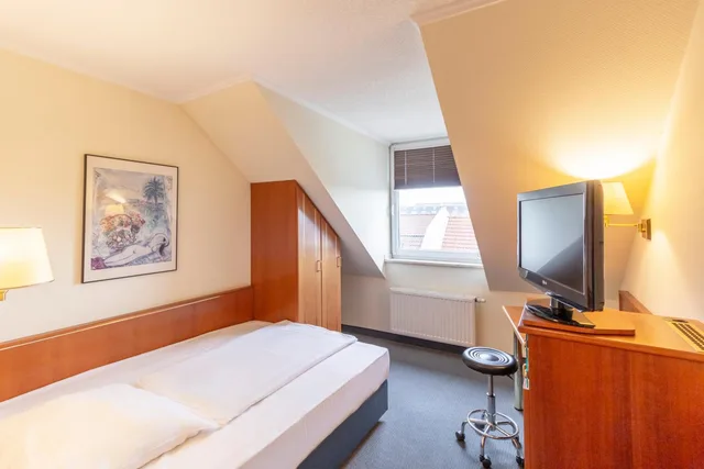غرفة قياسية مفردة، Hotel Markgraf Leipzig 2/2