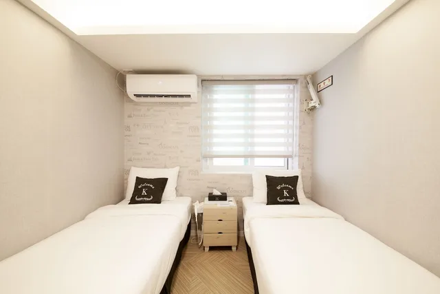 غرفة قياسية بسريرين منفصلين، K-Guesthouse Seomyeon 1 9/10