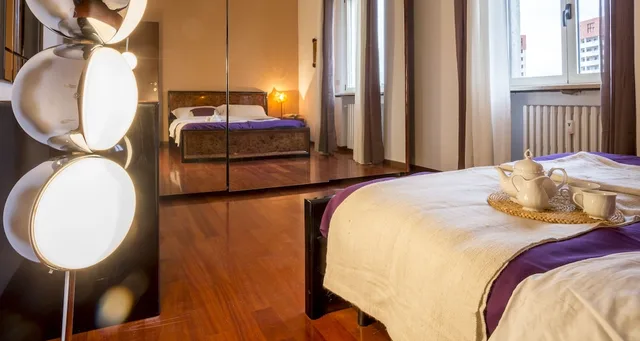 شقة بسريرين كوين بغرفتي نوم، Altido Warm Family Flat Apartment Milan 7/10