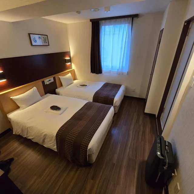 غرفة بسريرين منفصلين، Ueno First City Hotel 7/10