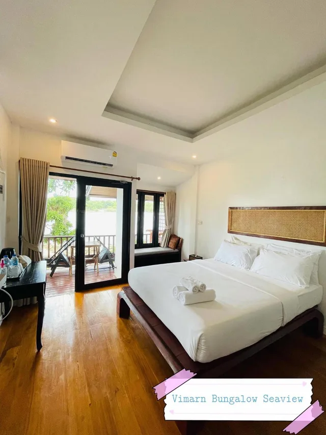 غرفة بسرير كوين بإطلالة على البحر، Vimarn Samed Resort 7/10