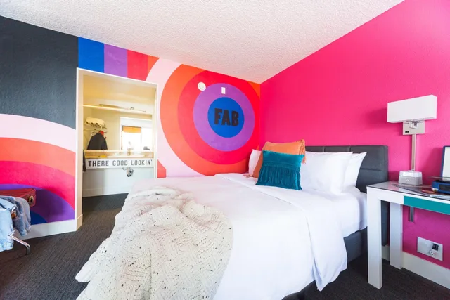 غرفة قياسية بسريرين كوين، The Rambler Hotel San Diego 1/1