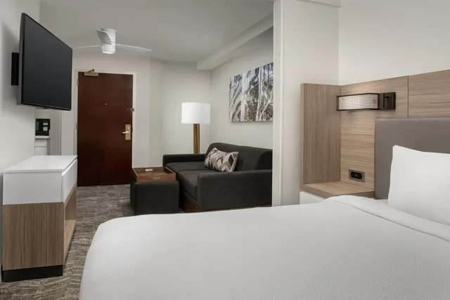 Pure, Wellness, Guest Room, King Bed, Sofa، Springhill Suites Atlanta Buford Mall of Georgia 6/10