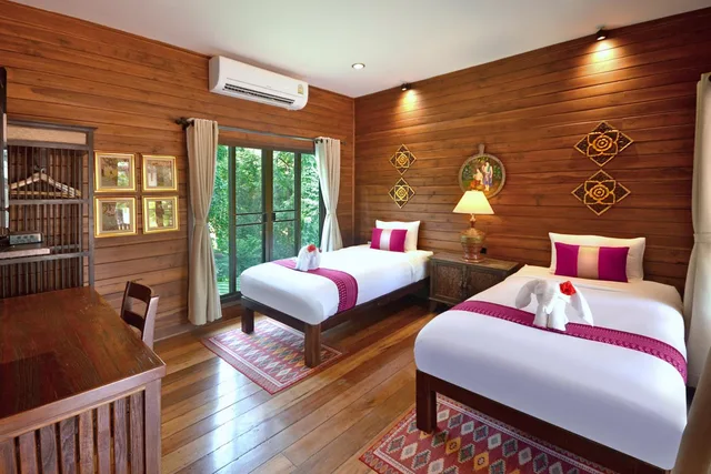 غرفة سوبيريور بسريرين منفصلين، Thai Thai Sukhothai Resort 1/7