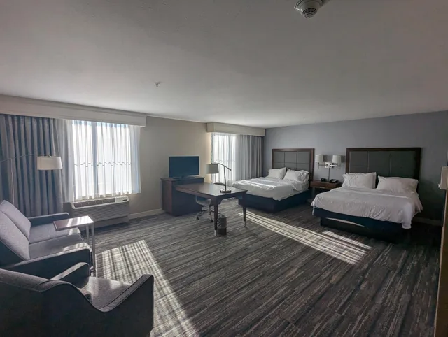 جناح استوديو بسريرين كوين، Hampton Inn Suites Cazenovia Ny 3/9