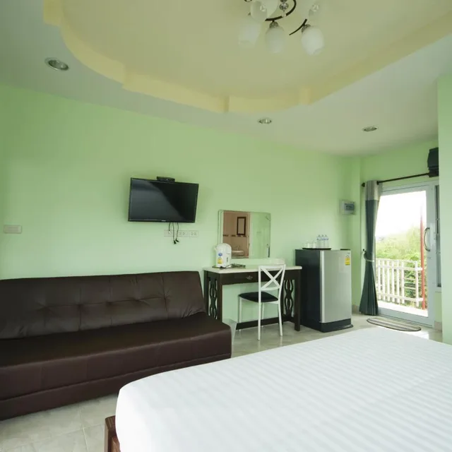 غرفة بسرير مزدوج بإطلالة على الجبل، Hotel Viewpoint Khao Koh 8/10