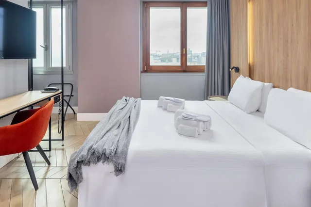 غرفة ديلوكس بسرير كوين، B&B Hotel Milano City Center Duomo 4/7