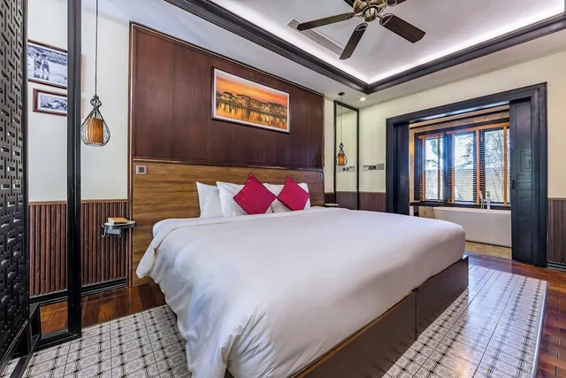 بنغل بسرير كوين بإطلالة على الحديقة، Koi Resort Spa Hoi An 4/10